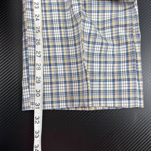 VTG Sansabelt Polyester Pants Mens 33x31 Disco 60/70’s Leisure Suit Plaid Pimp - Picture 9 of 11